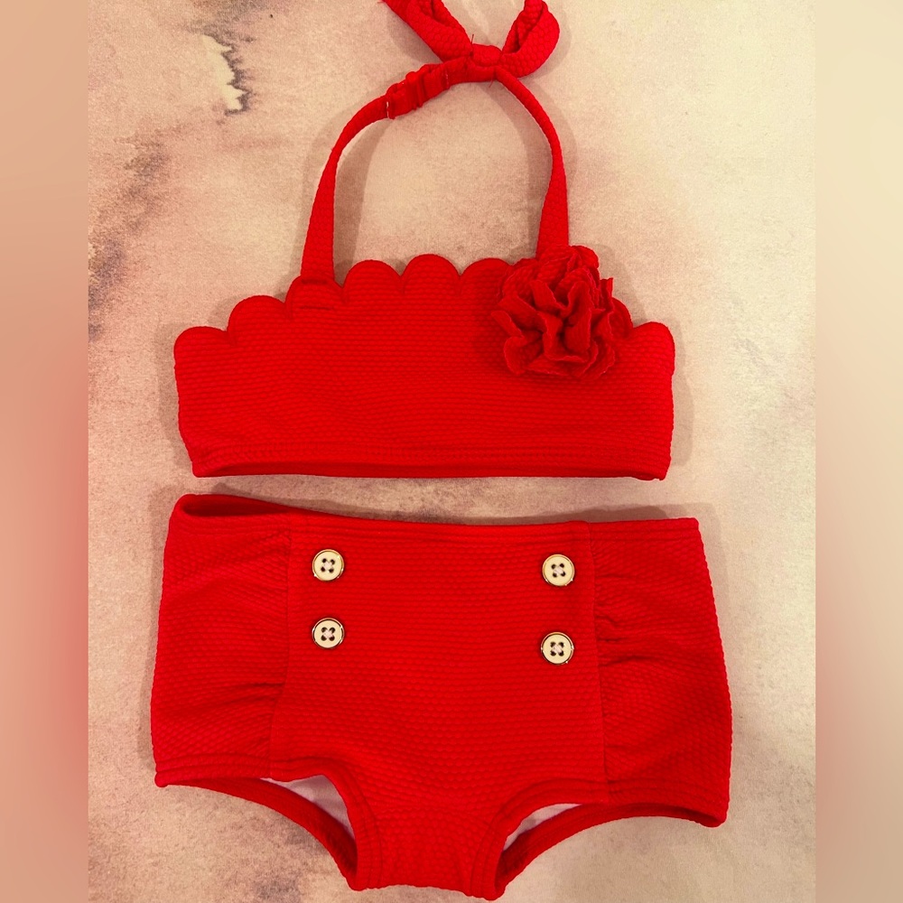 Janie and Jack adorable baby girl bikini 6-12 Months